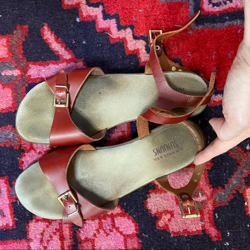 G.H. Bass & Co. Leather Sandals Joanne